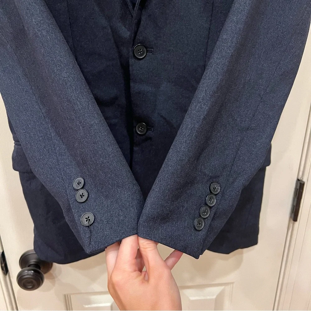 Bluffworks Gramercy Blazer Suit Sport Jacket Unstructured Navy Blue Men’s 36R
